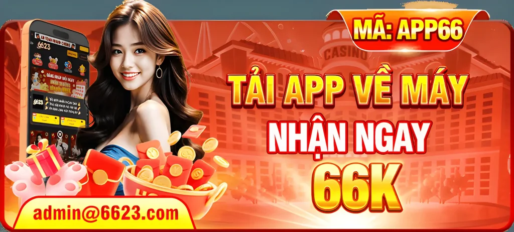 Tải app 6623j tặng 66k